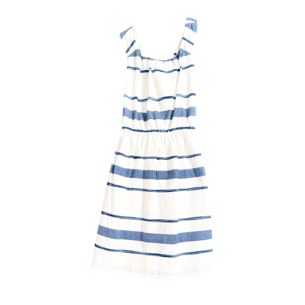NWT Mayoral Blue White Stripe Dress